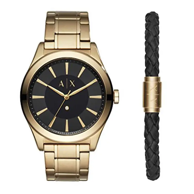 Armani Exchange Analog Quartz Rose Gold Stainless Steel Ax7104 Women's Watch 1
