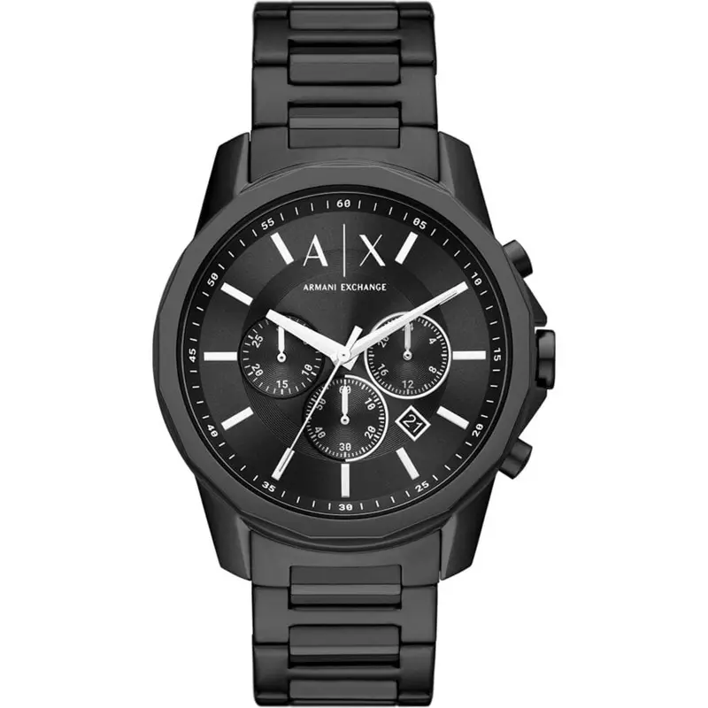Armani Exchange Ax1722 Chronograph  Black Stainless Stell Men's Watch 1