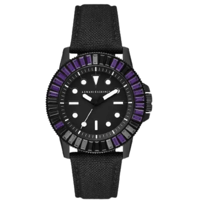 Armani Exchange Ax1857 Black Fabric Men's Watch 1
