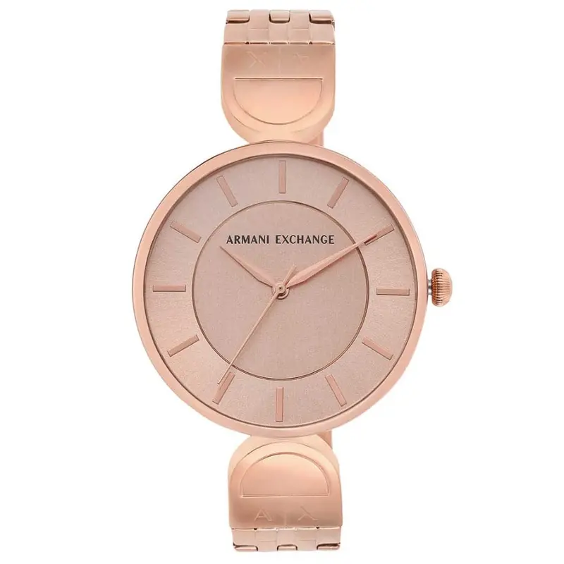 Armani Exchange Ax5328 Rose Gold Stainless Steel Women's Watch 1