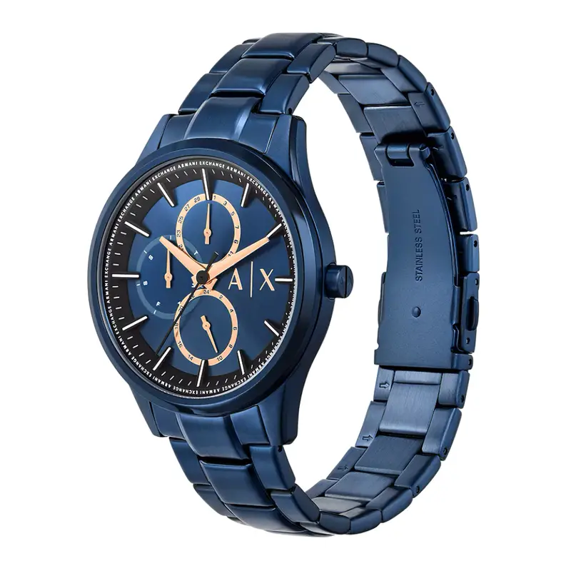 Armani Exchange Blue Dial Milanese Strap Men Watch Ax1881 2
