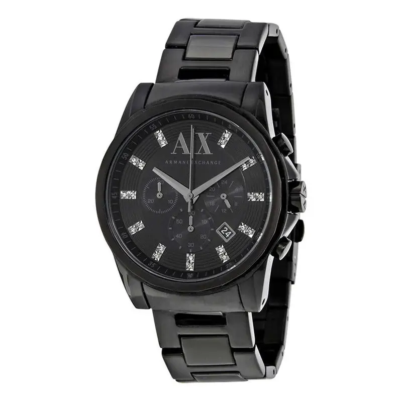 Armani Exchange Chronograph Black Stainless Steel Ax2093 Men's Watch 1