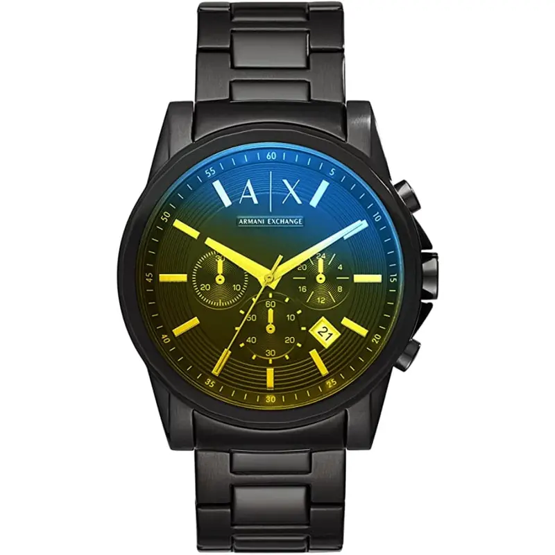 Armani Exchange Chronograph Black Stainless Steel Ax2513 Men's Watch 1