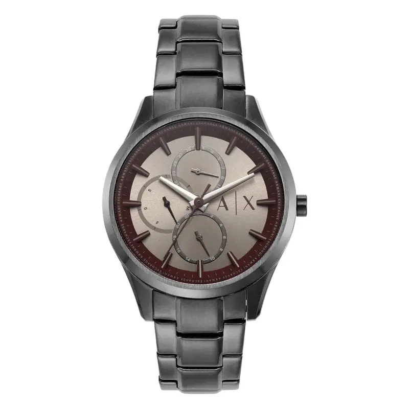 Armani Exchange Chronograph Grey Stainless Steel Strap Men Watch Ax1877 1