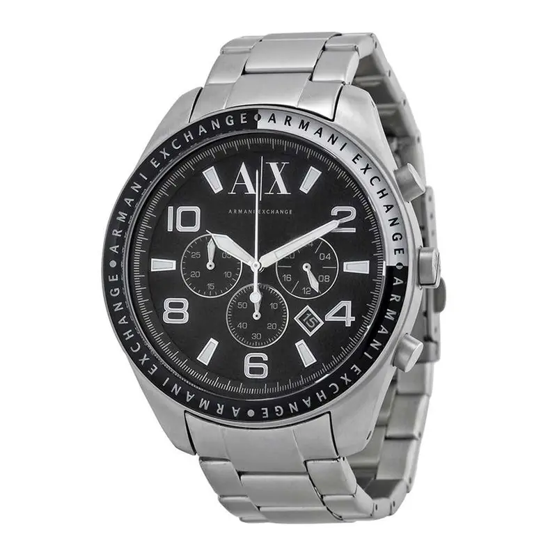 Armani Exchange Chronograph Silver Stainless Steel Ax1254 Men's Watch 1