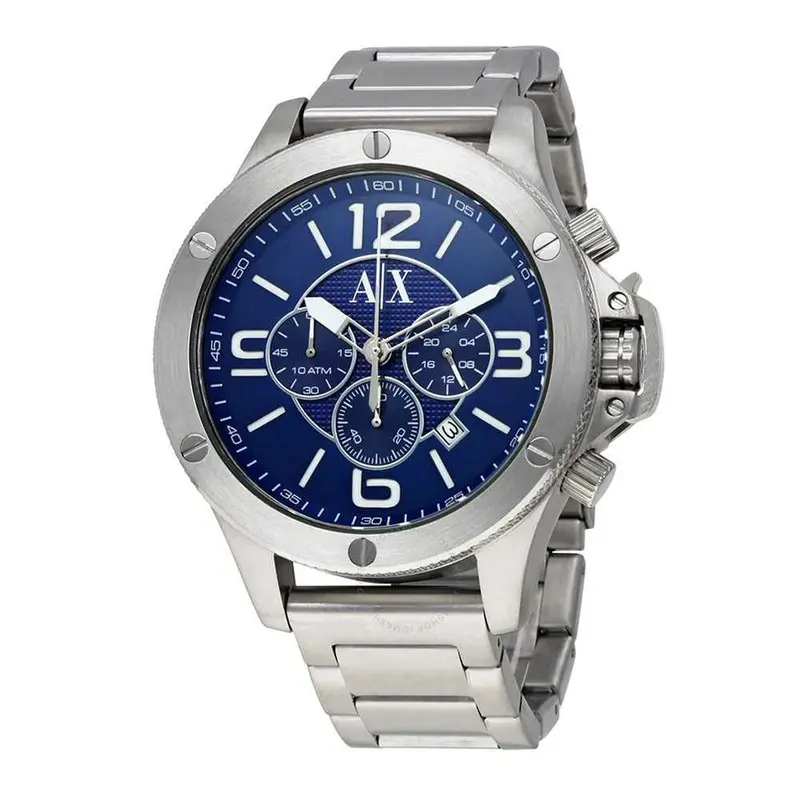Armani Exchange Chronograph Silver Stainless Steel Ax1512 Men's Watch 1