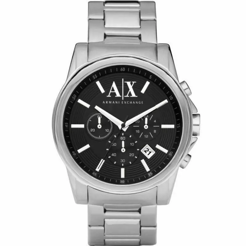 Armani Exchange Chronograph Silver Stainless Steel Ax2084 Men's Watch 1