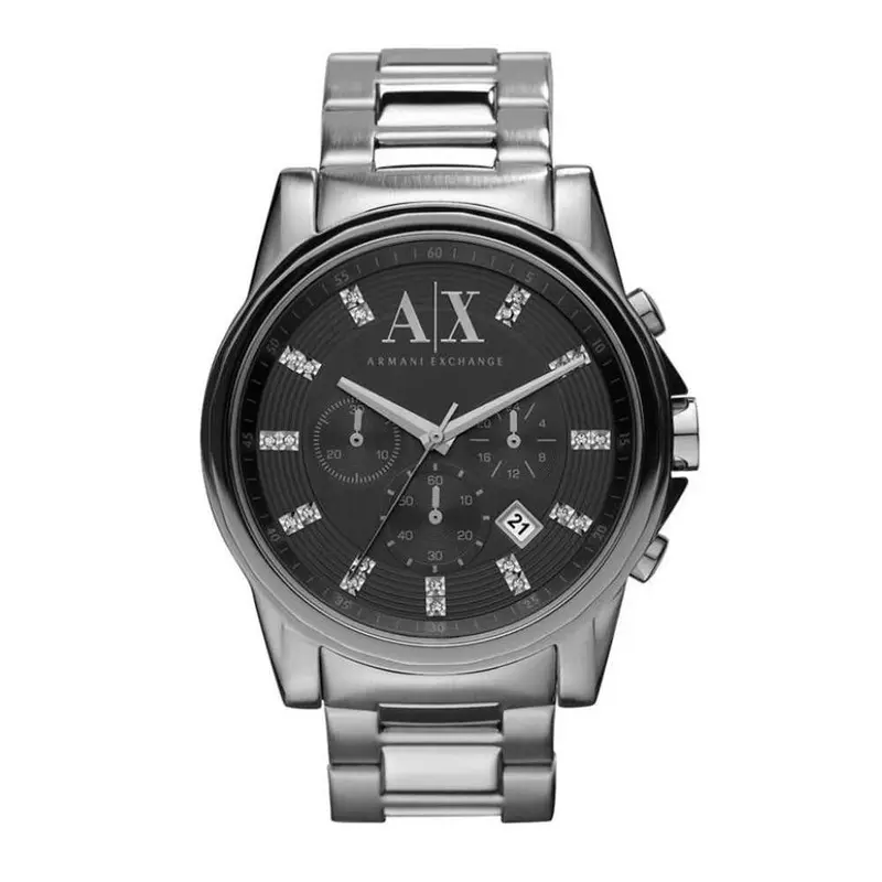 Armani Exchange Chronograph Silver Stainless Steel Ax2092 Men's Watch 1