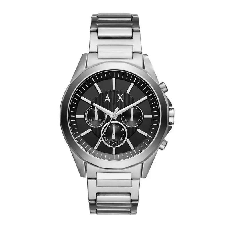 Armani Exchange Chronograph Silver Stainless Steel Ax2600 Men's Watch 1