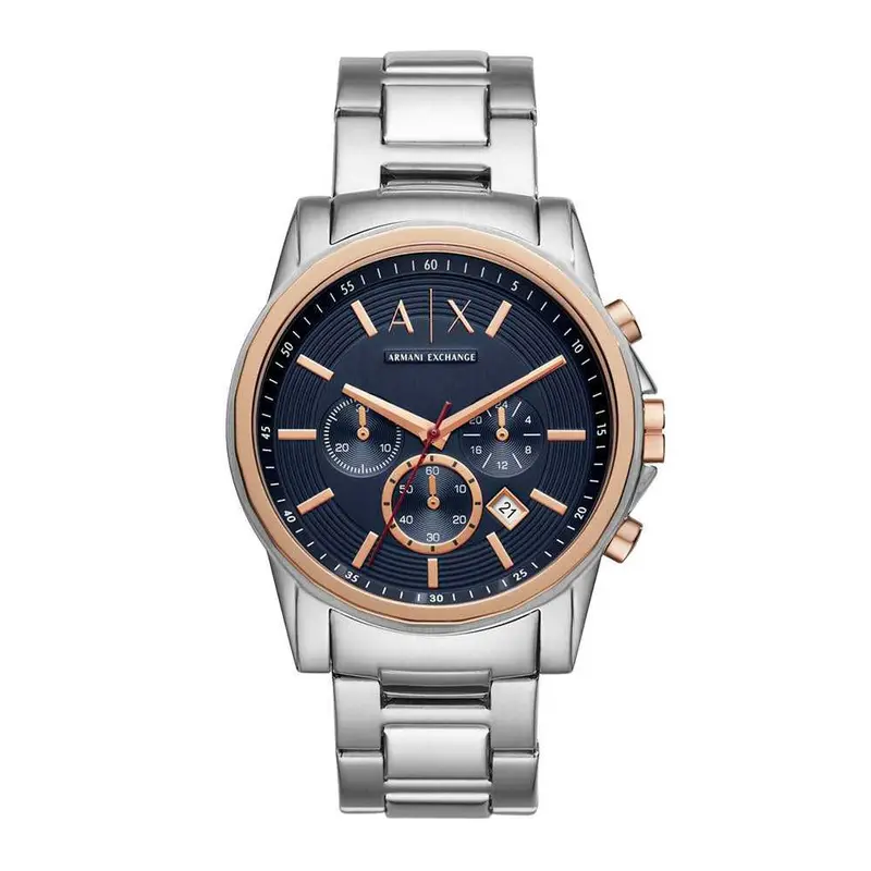 Armani Exchange Chronograph Two Tone Stainless Steel Ax2516 Men's Watch 1