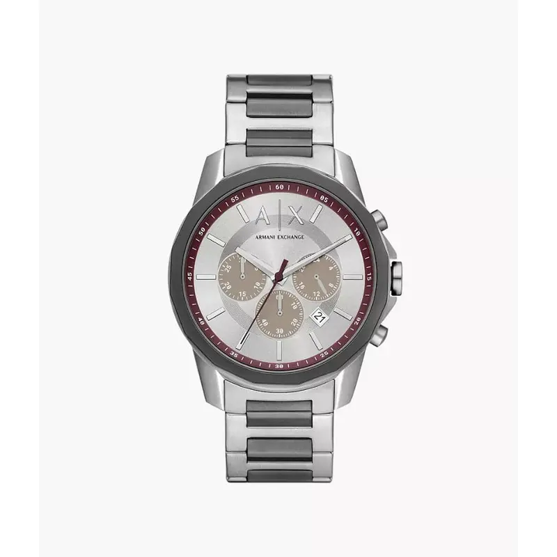 Armani Exchange Gray Dial Stainless Steel Strap Men Watch Ax1745 1