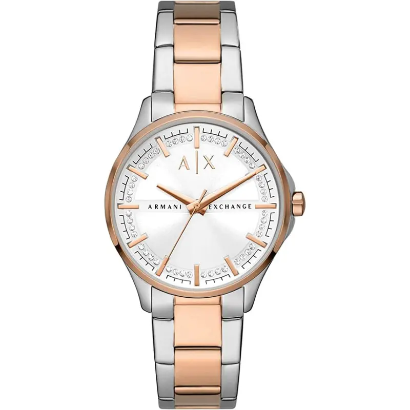 Armani Exchange Hampton Ax5258 Two-Tone Stainless Steel Women's Watch 1