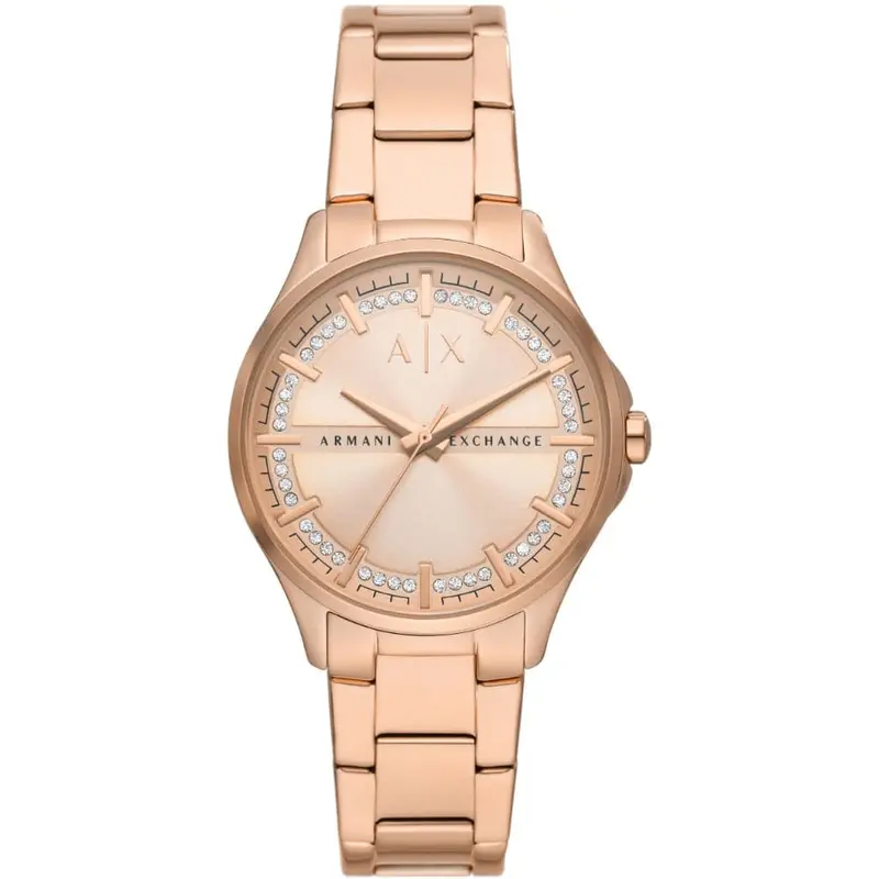 Armani Exchange Lady Hampton Ax5264 Rose Gold Women's Watch 1