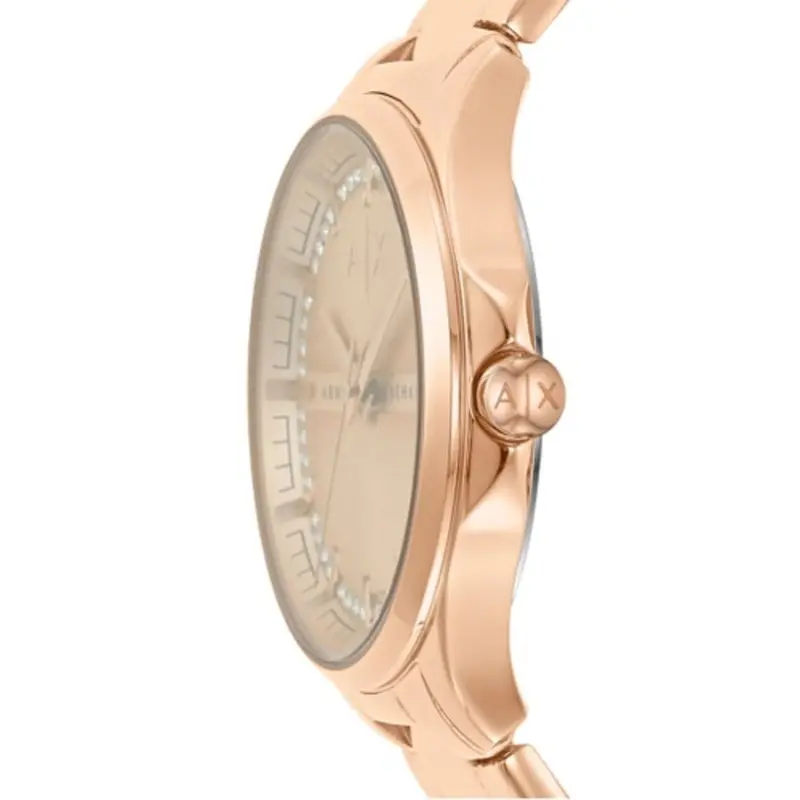 Armani Exchange Lady Hampton Ax5264 Rose Gold Women's Watch 2