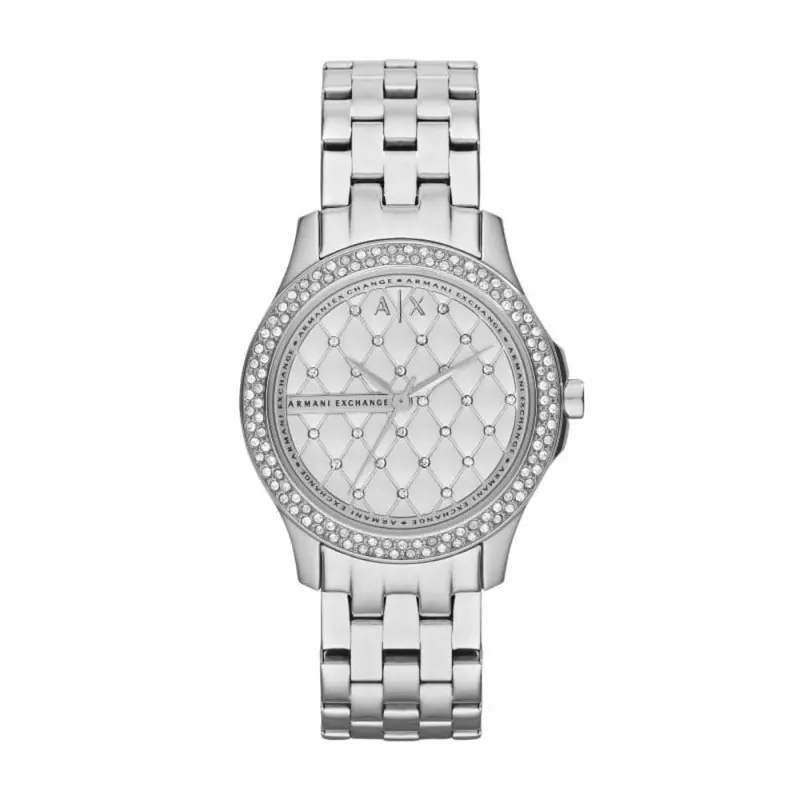 Armani Exchange Silver Stainless Steel Strap Women Watch Ax5215 1