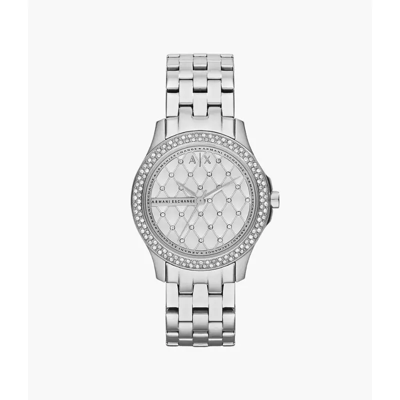 Armani Exchange Silver Stainless Steel Strap Women Watch Ax5215 2