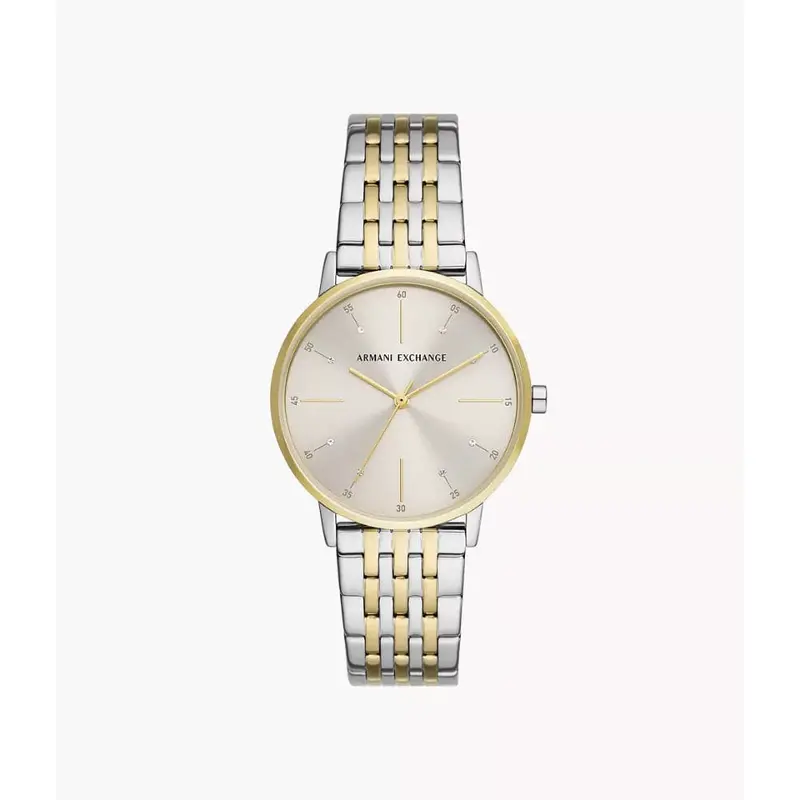 Armani Exchange Two-Tone Stainless Steel Strap Women Watch Ax5595 1
