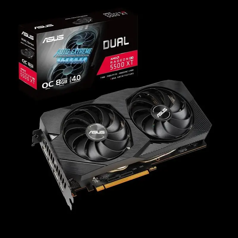 Asus Dual-Rx5500xt-O8g-Evo (3Y) 1