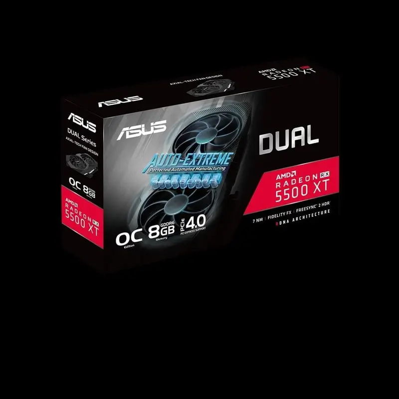 Asus Dual-Rx5500xt-O8g-Evo (3Y) 2