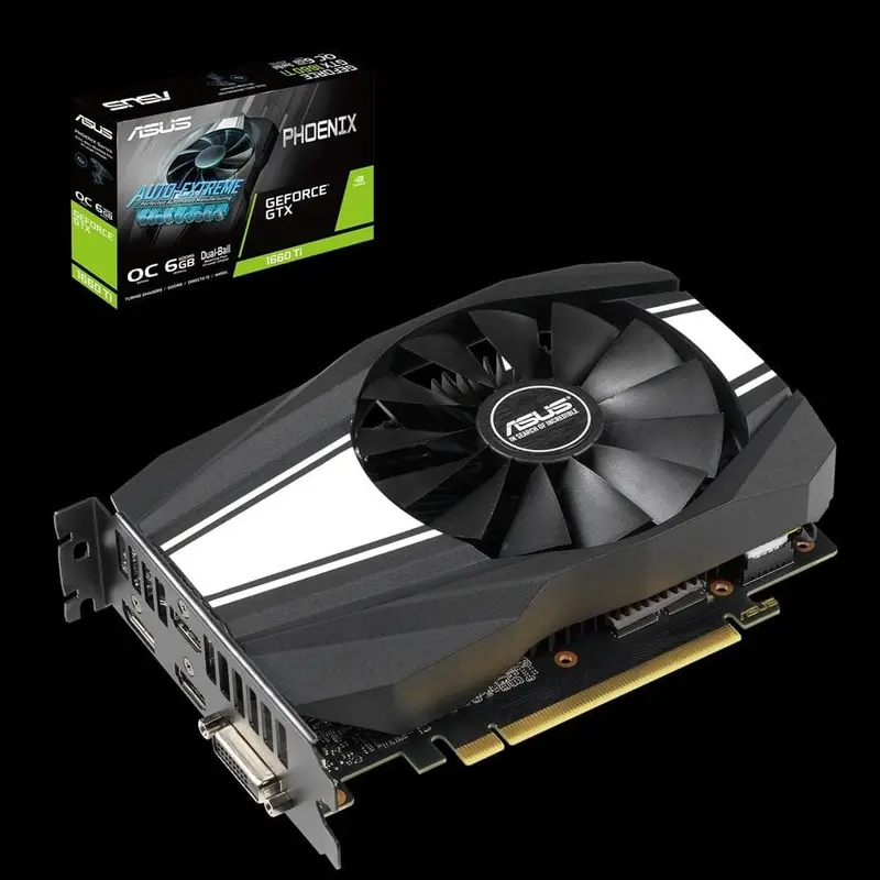 Asus Phoenix-Gtx1660ti-O6g Gddr6 Overclocked (3Y) 1