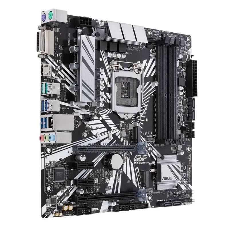 Asus Prime Z390m-Plus Motherboard (3Y) 1