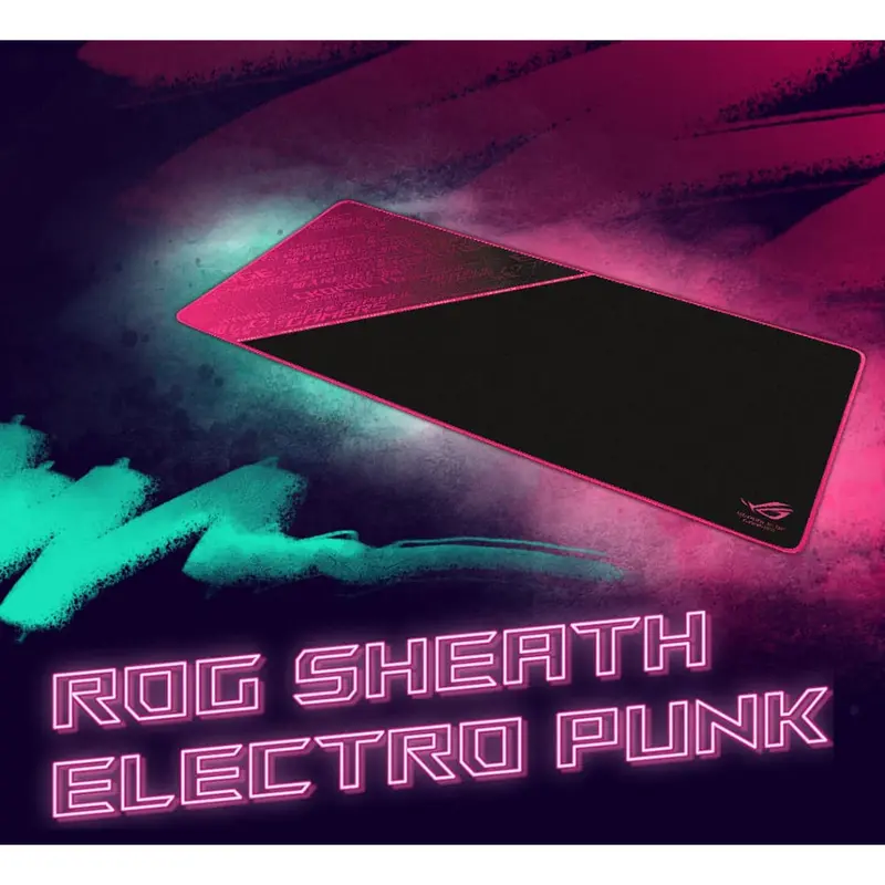Asus Rog Sheath Electro Punk Rog Sheath Ep - Nc01 Extra Large Mouse Pad 1