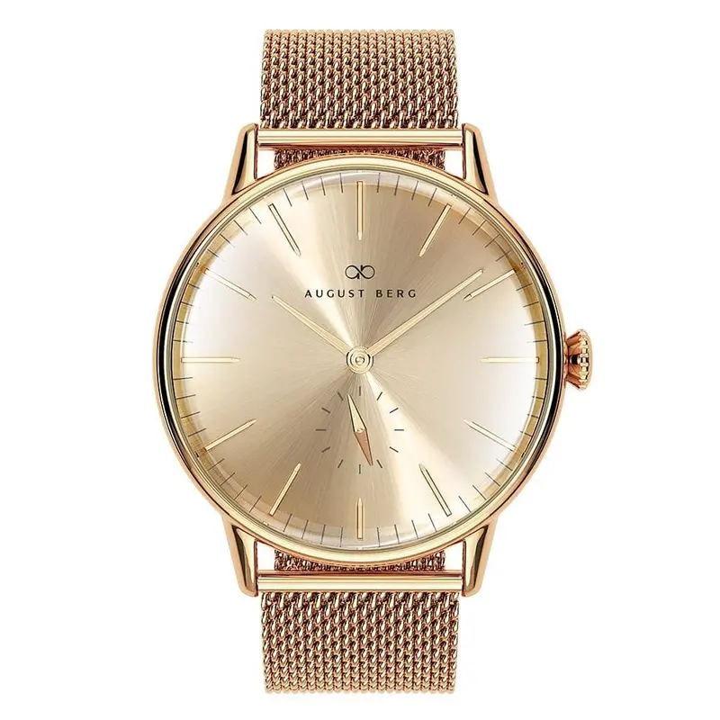 August Berg Gold Dial Milanese Strap Unisex Watch 10140D02mgd (32Mm) 1