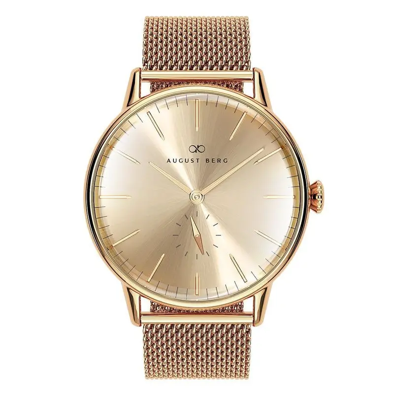 August Berg Gold Dial Milanese Strap Unisex Watch 10232D02mgd (40Mm) 1