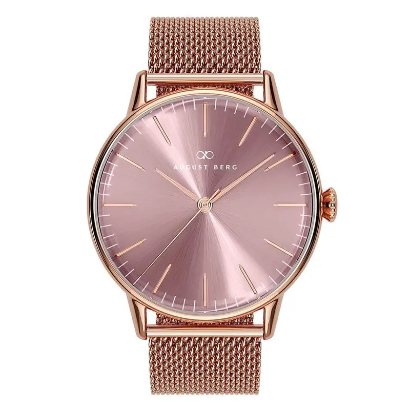August Berg Serenity Rose Gold Dial Milanese Strap Women Watch 10240A10mrg (32Mm) 1