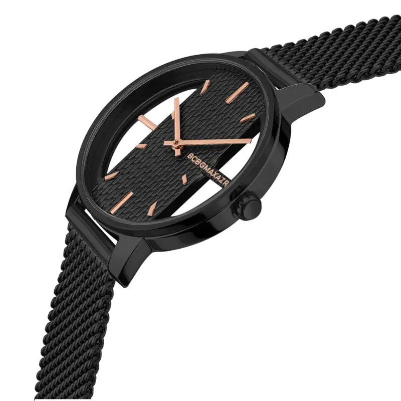 Bcbgmaxazria Bawlg2132901 Black Mesh Strap Women's Watch 2