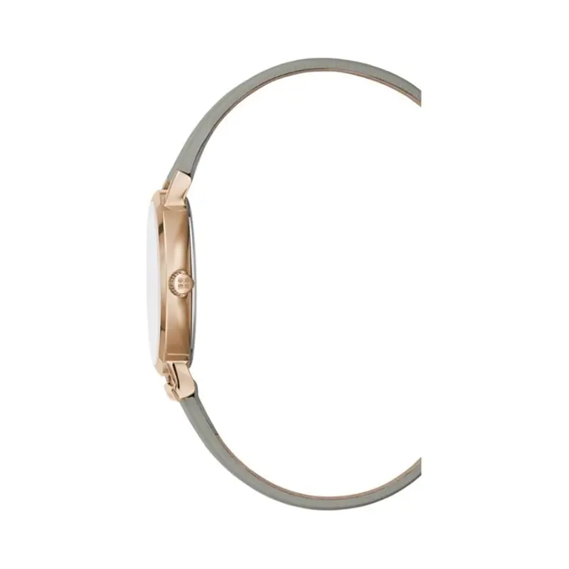 Bcbgmaxazria Quartz Rose Gold Grey Leather Strap Bg50821002 Women's Watch 2