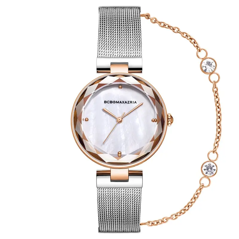 Bcbgmaxazria Quartz Silver Mesh Bg50679002 Women's Watch 1