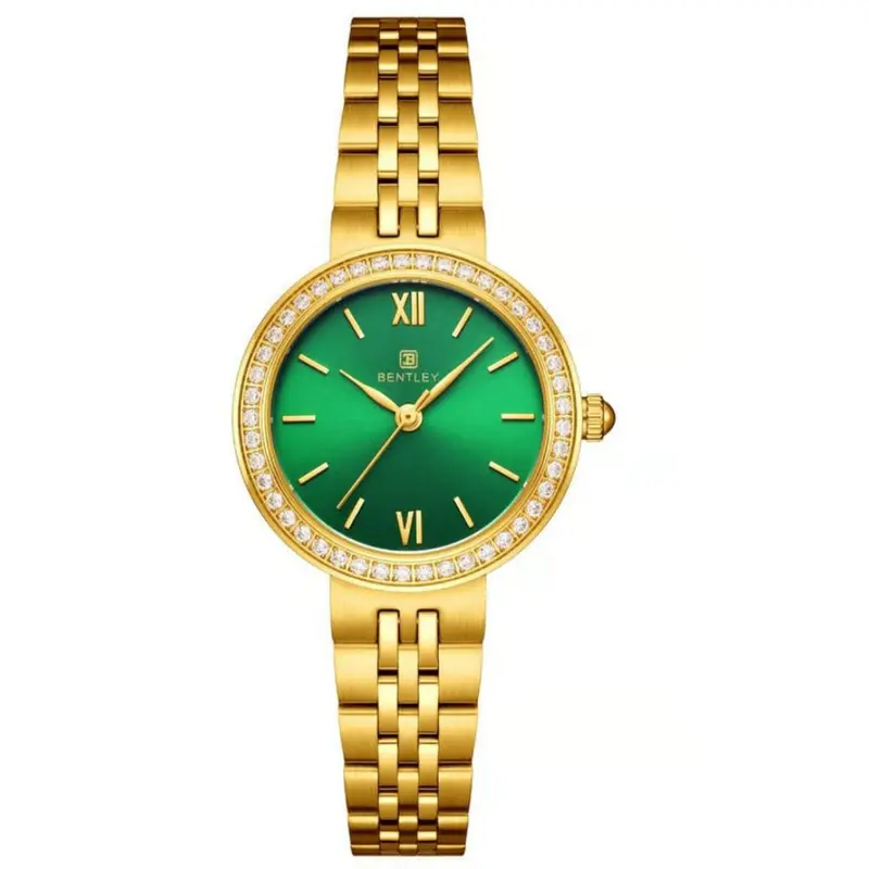 Bentley Lady Luxe Gold Stainless Steel Strap Women Watch Bl-10-31 1
