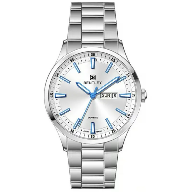 Bentley Stellar Elegance Stainless Steel Strap Men Watch Bl-13-57 1