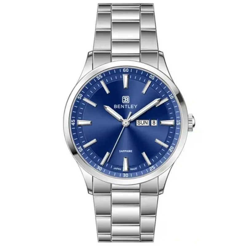 Bentley Stellar Elegance Stainless Steel Strap Men Watch Bl-13-58 1