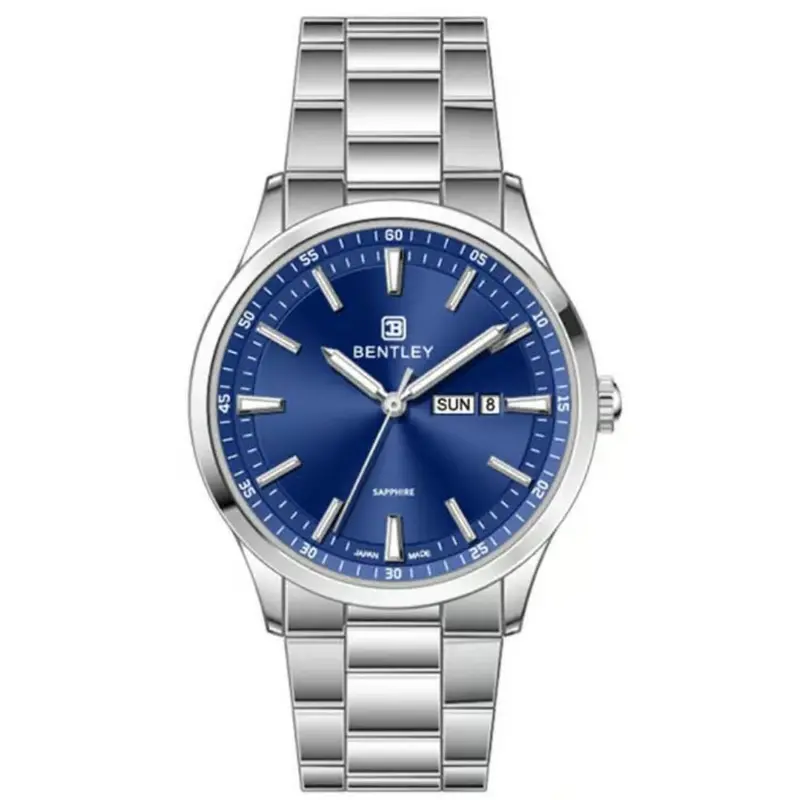 Bentley Stellar Elegance Stainless Steel Strap Men Watch Bl-14-58 1