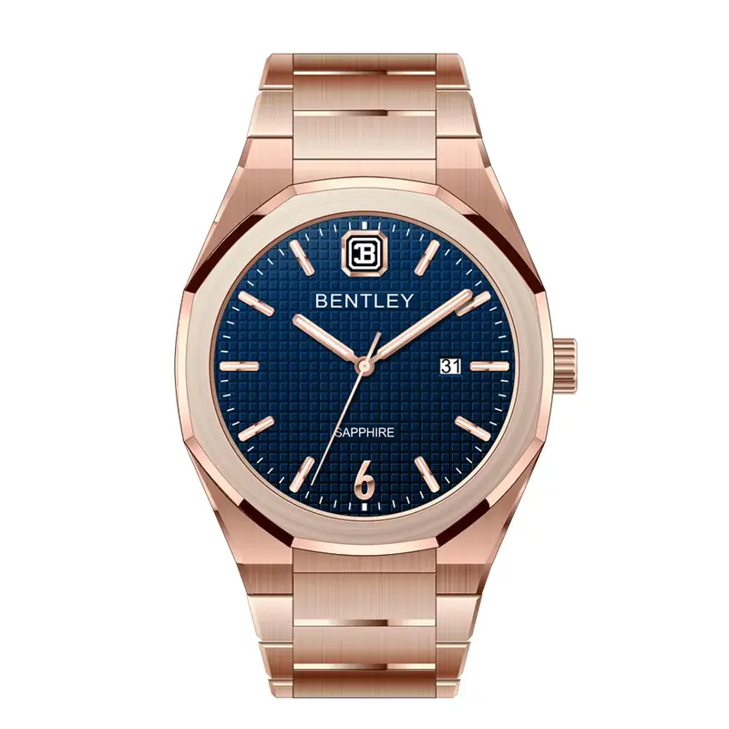 Bentley The Auraray Stainless Steel Strap Men Watch Bl-23-38 1