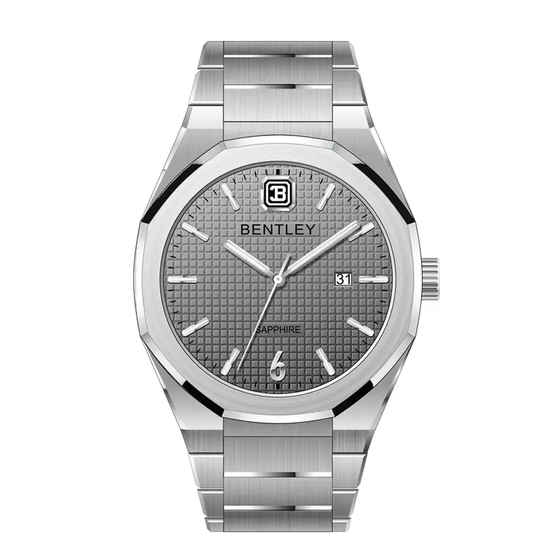 Bentley The Auraray Stainless Steel Strap Men Watch Bl-23-69 1
