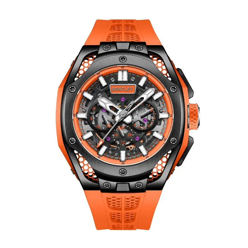 Bentley The Opulence Collection Orange Watch Bl-50-02 1