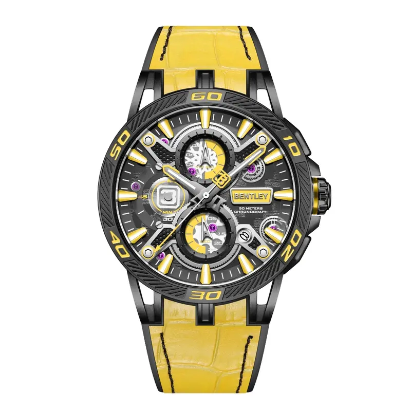 Bentley The Ouroboros Collection Yellow Watch Bl-40-04 1