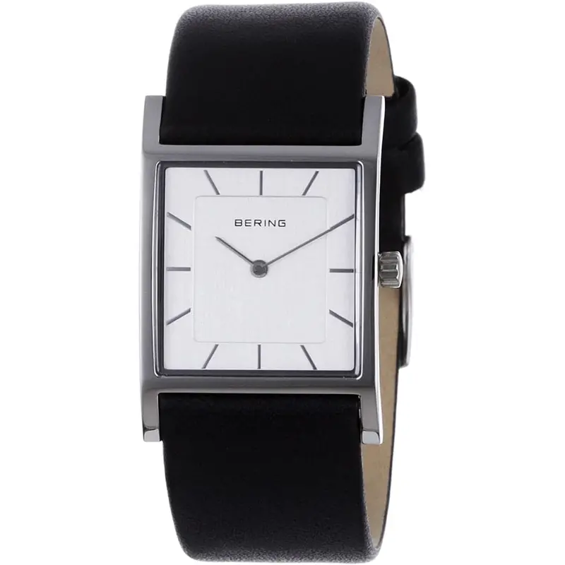 Bering 10426-400 Classic Black Leather Strap Unisex Watch 2