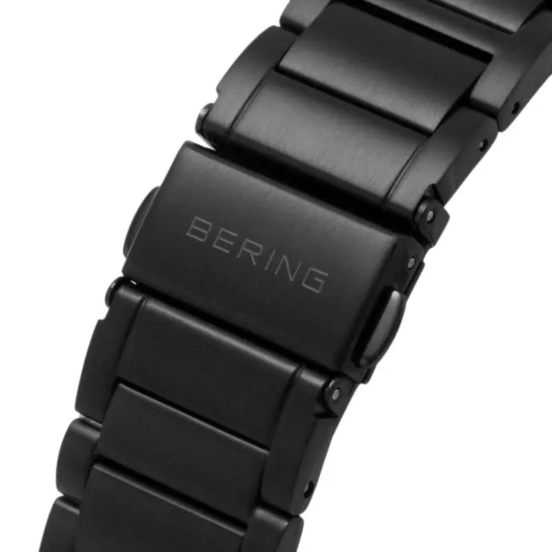 Bering 11740-728 Classic Brushed Black Green Dial Men's Watch 2