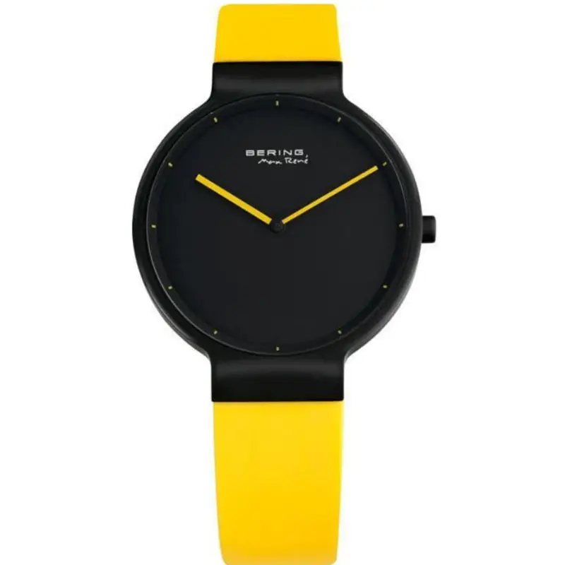 Bering 12631-827 Yellow Rubber Women Watch 1