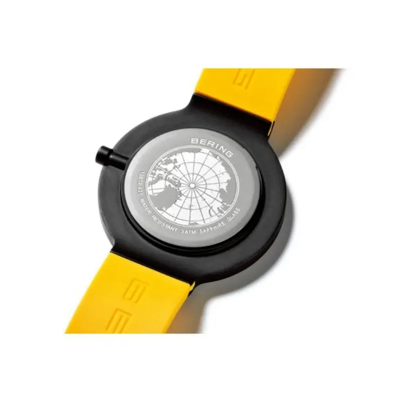 Bering 12631-827 Yellow Rubber Women Watch 2