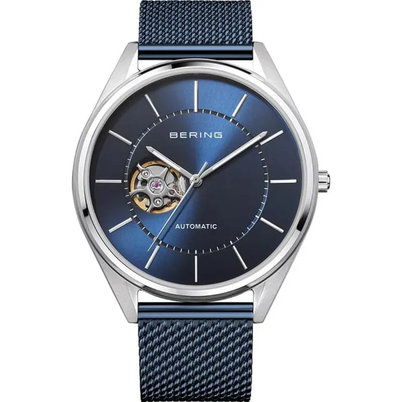 Bering 16743-307 Automatic Blue Dial And Milanese Bracelet Men's Watch 1
