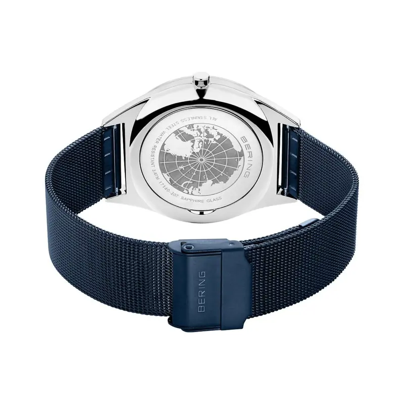 Bering 17140-307 Ultra Slim Blue Unisex Watch 2