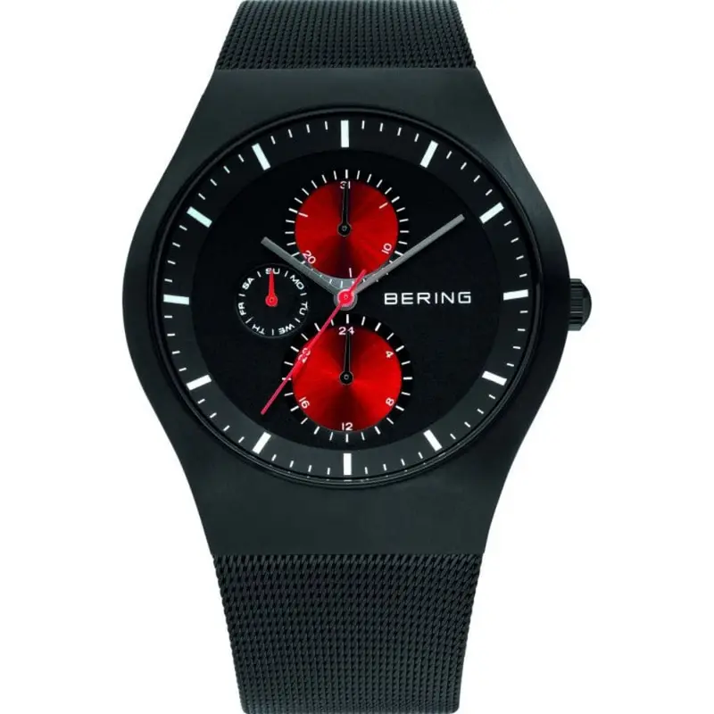 Bering Classic 11942-229 Black Stainless Steel Men Watch 1