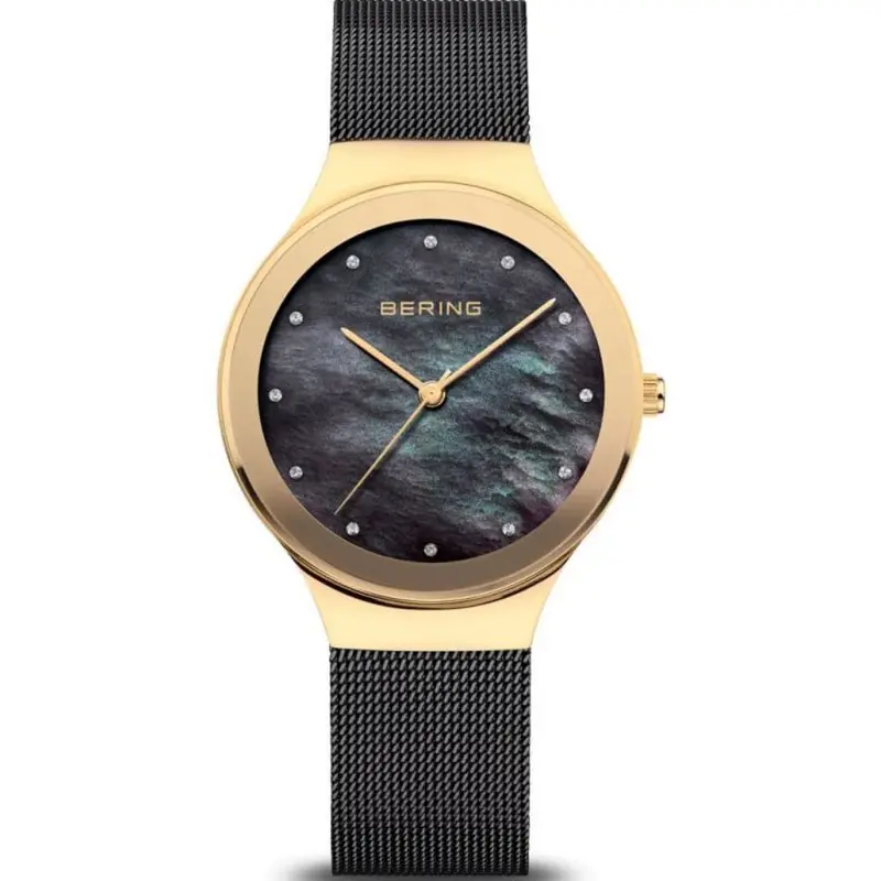 Bering Classic Black Dial And Milanese Strap Women Watch 12934-132 1