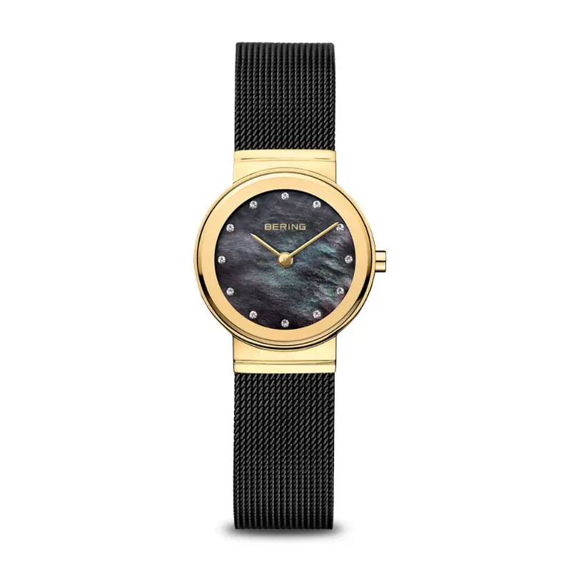 Bering Classic Black Dial Milanese Strap Women Watch 10126-132 1