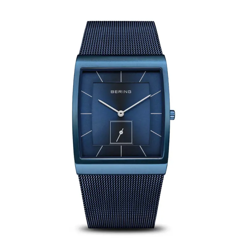 Bering Classic Blue Dial And Milanese Strap Men Watch 16033-397 1